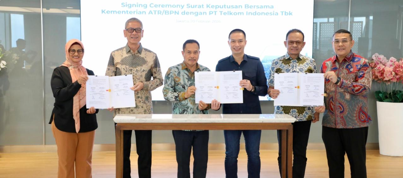 Perkuat Tata Kelola, ATR/BPN dan Telkom Bentuk Satgas Pengamanan Aset Nasional