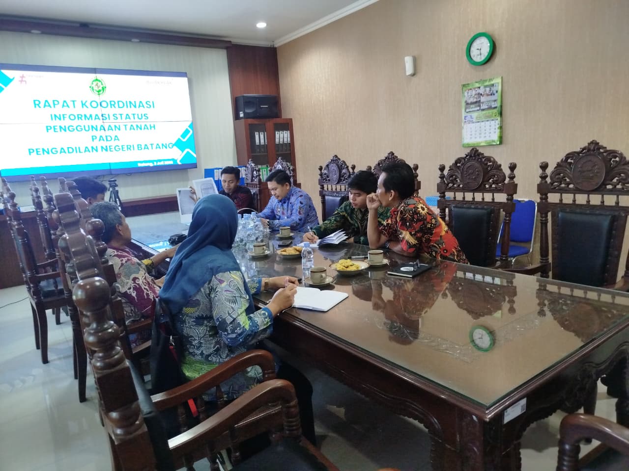 Kantah Batang Lakukan Rapat dalam rangka Validasi dan Pemeriksaan Dokumen untuk Proses Pengambilan Uang Konsinyasi