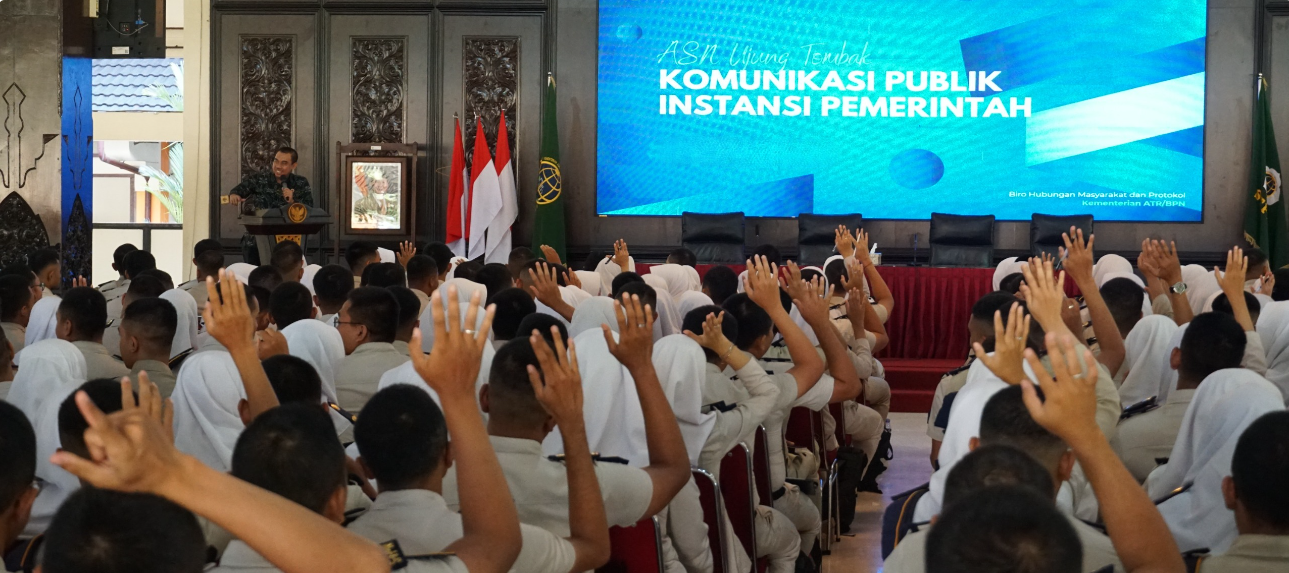 Biro Humas dan Protokol ATR/BPN Berikan Bekal Pengetahuan Komunikasi Publik dalam Rangka KKN Taruna STPN 2025