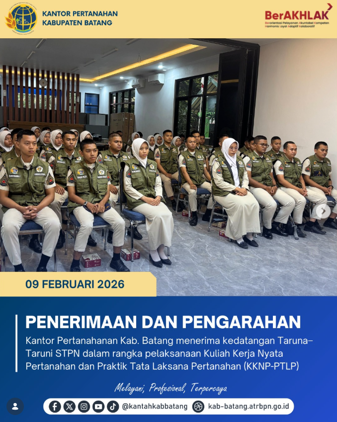 BPN Batang dan STPN Bersinergi: Transformasi Data Digital Pertanahan Dimulai!