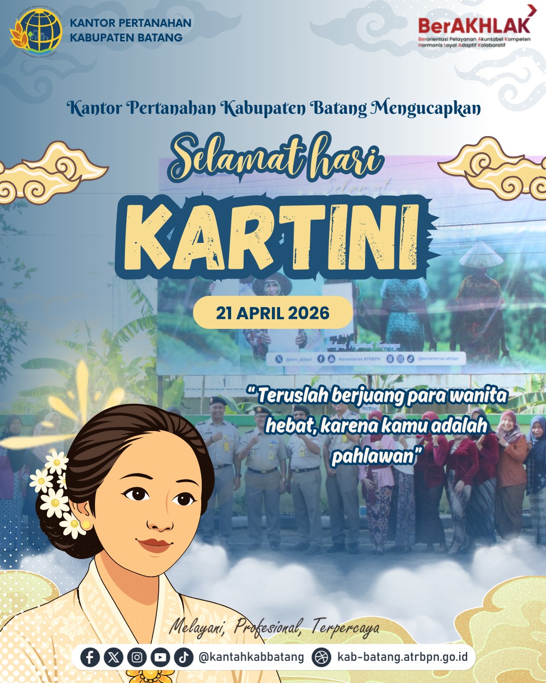 Kantor Pertanahan Kabupaten Batang Peringati Hari Kartini, Dorong Semangat Perempuan Berkarya dan Berkontribusi