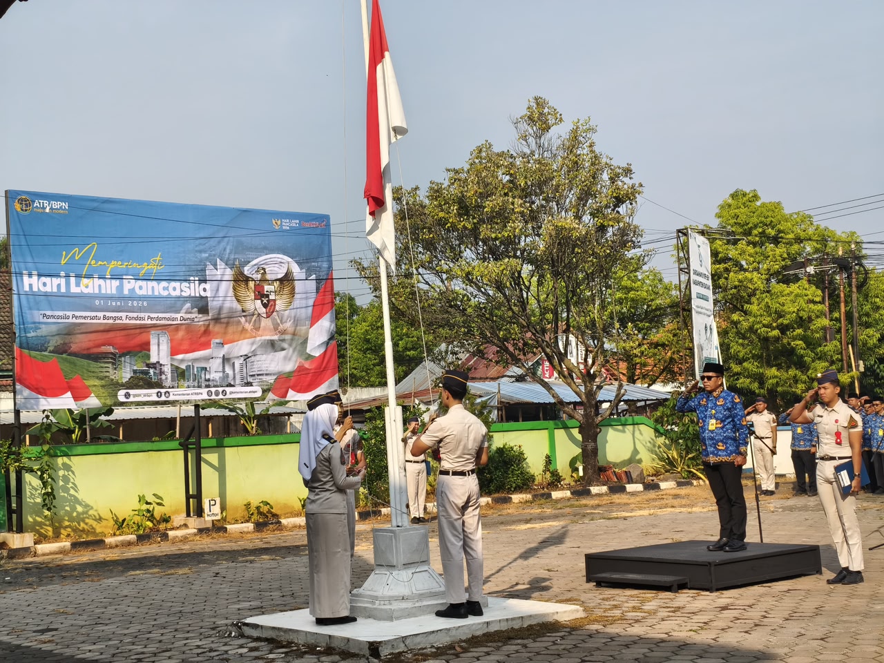 Kantor Pertanahan Kabupaten Batang Gelar Upacara Peringatan Hari Lahir Pancasila Tahun 2026