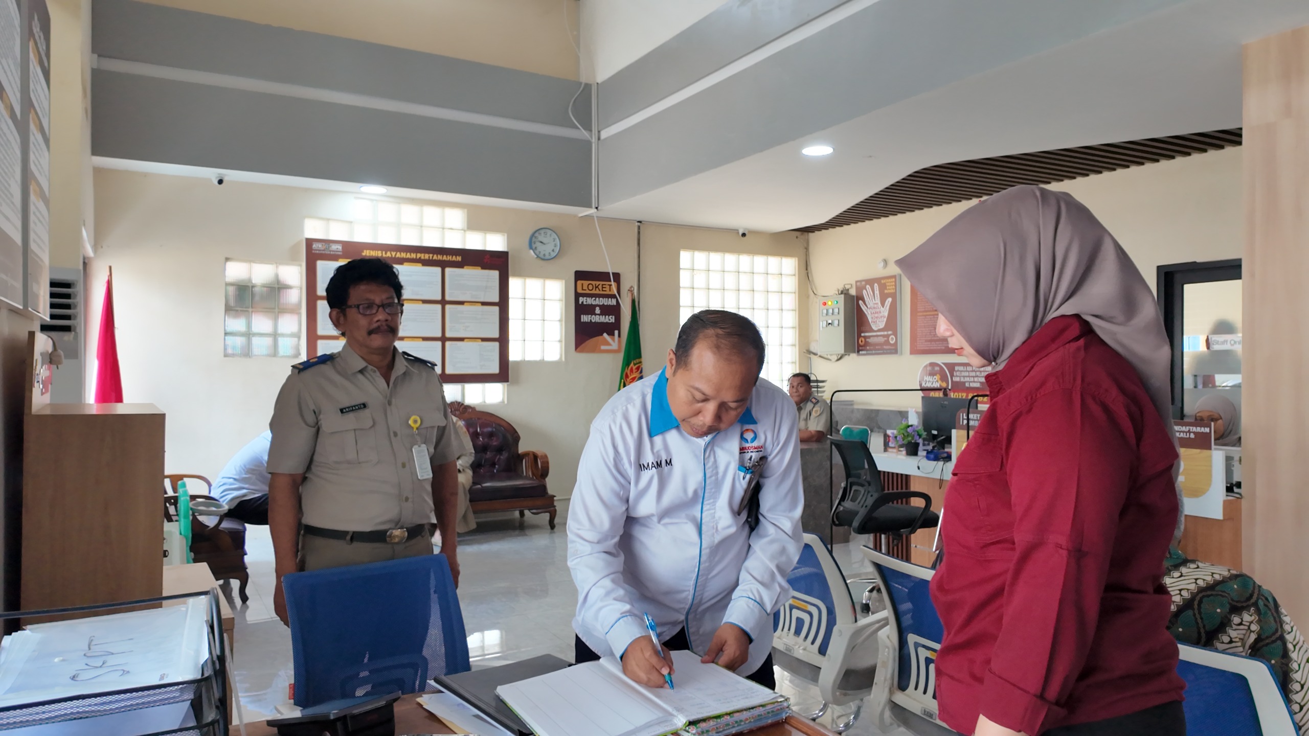 Tingkatkan Kualitas Pelayanan, Ombudsman RI Lakukan Penilaian Pelayanan Publik di Kantor Pertanahan Kabupaten Batang
