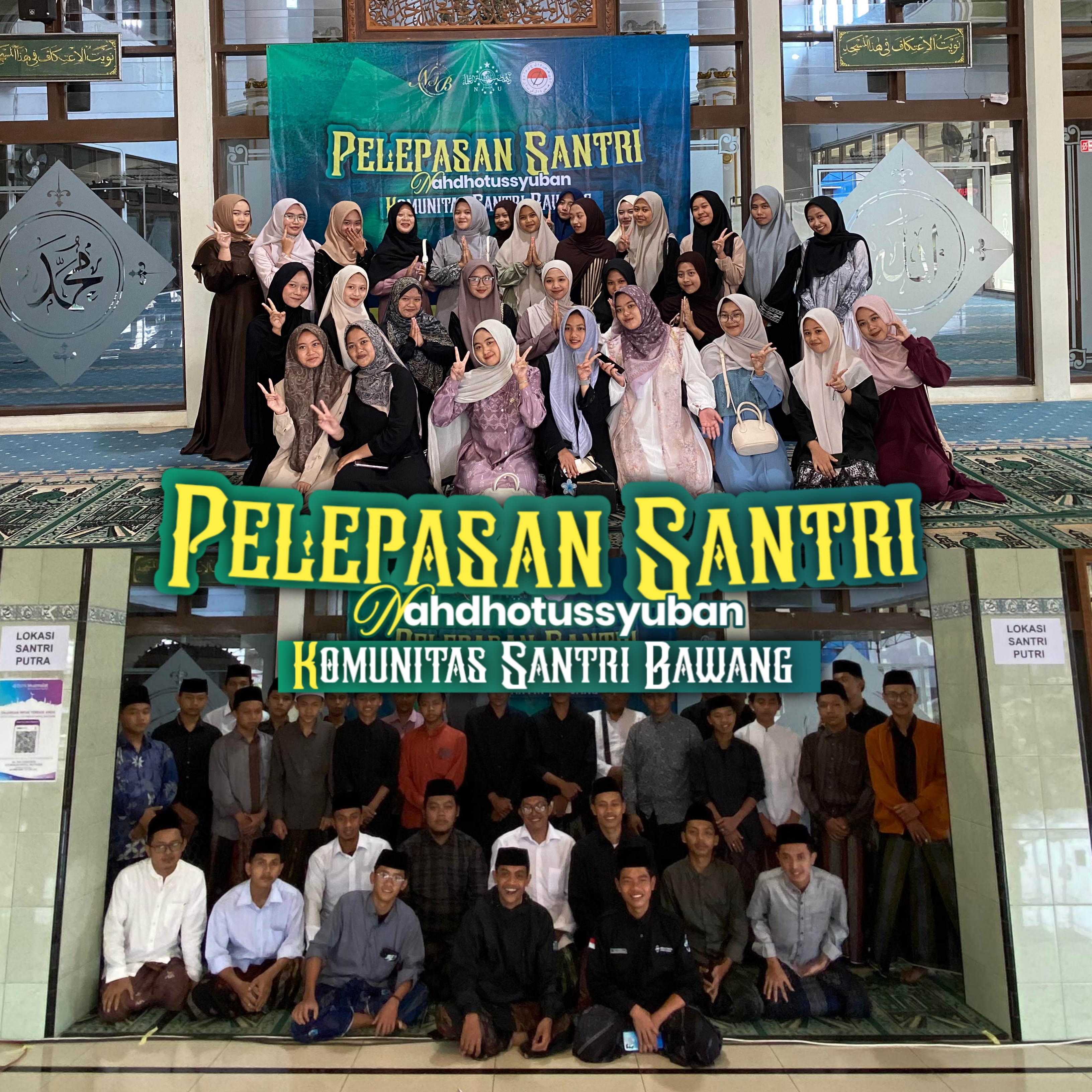 Ratusan Santri Bawang Ikuti Doa Bersama Jelang Kembali ke Pesantren